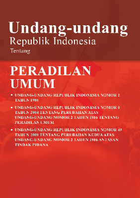 Sampul buku Undang-Undang Republ...